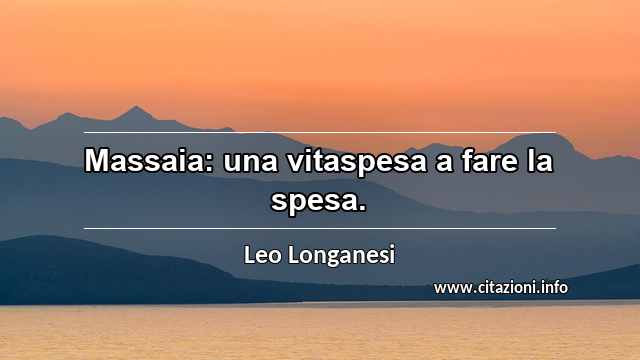 “Massaia: una vitaspesa a fare la spesa.”