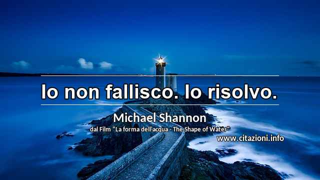 “Io non fallisco. Io risolvo.”